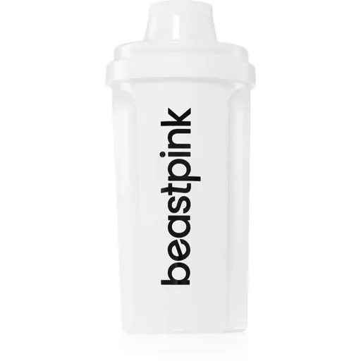 BeastPink Shaker shaker pentru sport culoare White 700 ml