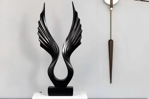 Decoratiune, CY0346, 40x20 cm, Poliester, Negru