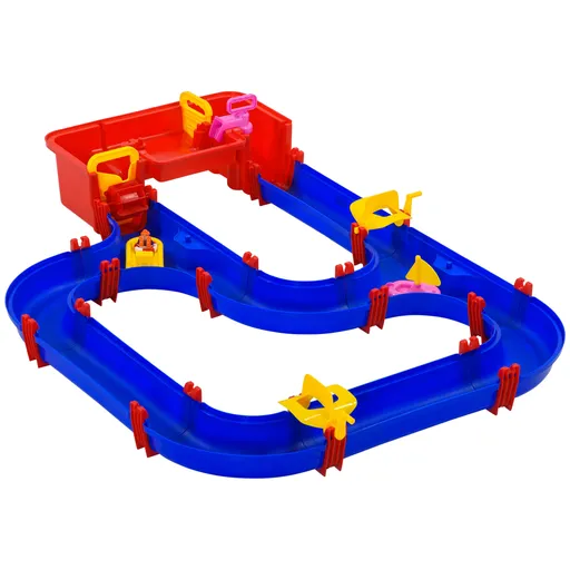 Playset pentru apa 53 Piese HOMCOM varsta 3-6 Ani, din PP, 123x90x7cm, Albastru si Rosu | Aosom RO