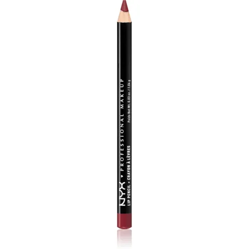 NYX Professional Makeup Slim Lip Pencil creion de buze cu trasare precisă culoare 817 Hot Red 1 g