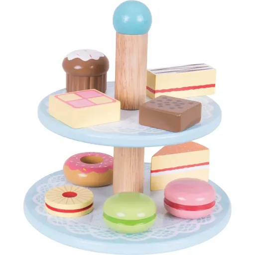 Bigjigs Toys Cake Stand set de jucării 3y+ 9 buc