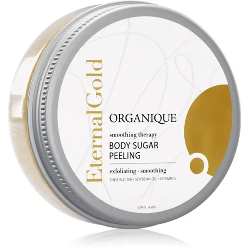 Organique Eternal Gold Smoothing Therapy exfoliant din zhar pentru netezire cu particule stralucitoare 200 g