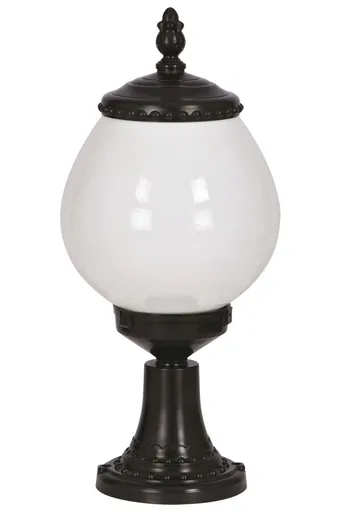 Lampa de exterior, Opviq, 685AVN1281, Alb/Negru