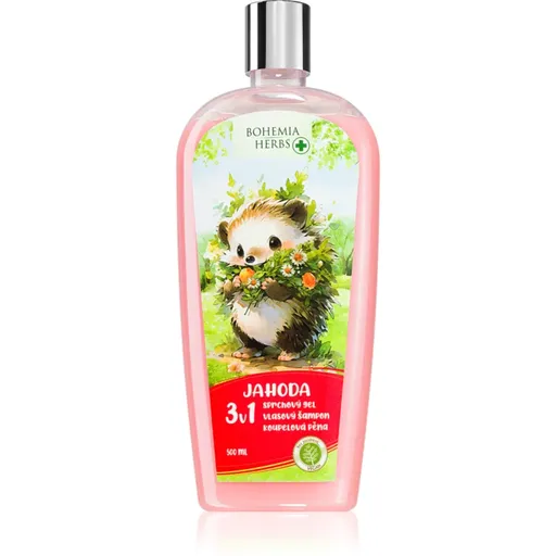 Bohemia Gifts & Cosmetics Bohemia Herbs Strawberry spumant de baie și gel de duș 500 ml