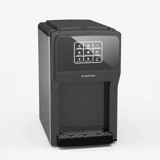 Klarstein ArcticBlend 3in1 Ice Maker, 20 kg/24h, Bullet Ice, Gheață zdrobită, Dispenser de apă