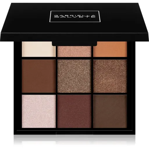 Gabriella Salvete Eyeshadow 9 Shades Palette paleta farduri de ochi culoare Bronze 9 g