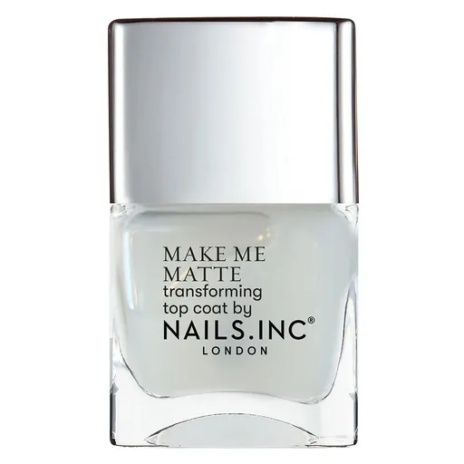 Nails.Inc Top coat matifiant pentru unghii Better On Top Make Me Matte (Transforming Top Coat) 14 ml