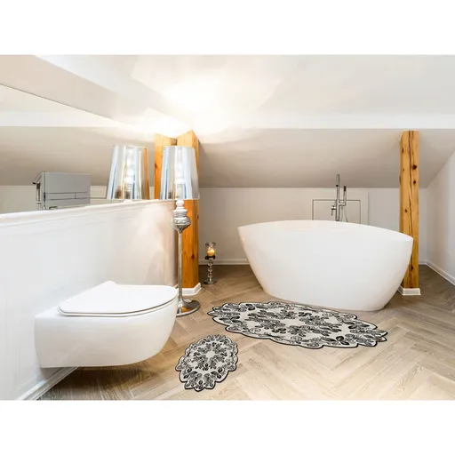 Set covorase de baie, L'essentiel Maison, 21015915Kr, Crem