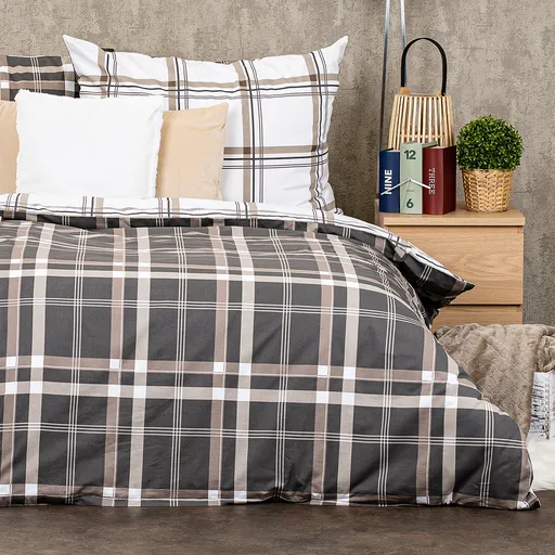 Lenjerie de pat 4Home Scotch, din bumbac, 140 x 220 cm, 70 x 90 cm