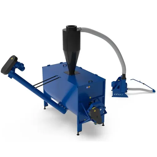 Amestecator orizontal VIHR-2000 cu moara aspiratie KRAFT-11, TMC Ucraina