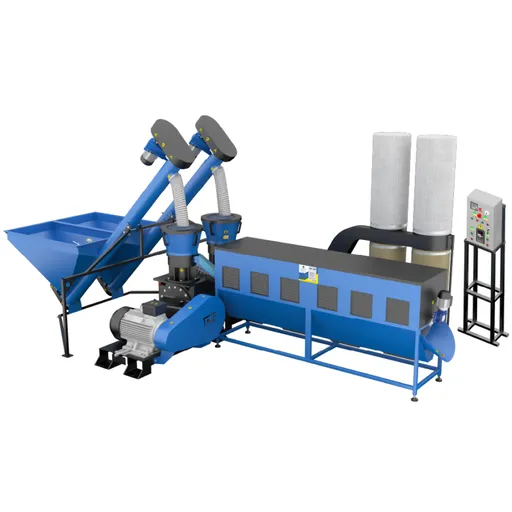 Linie productie peleti MLG 1000 COMBI DUO, 2 x 22KW, 700 Kg/h, TMC Ucraina