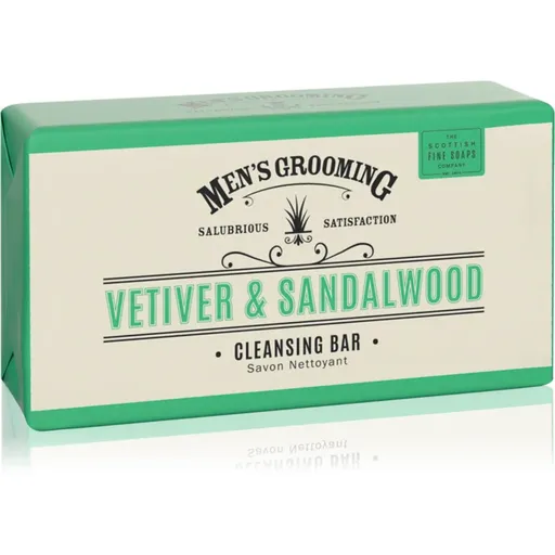 Scottish Fine Soaps Men’s Grooming Vetiver & Sandalwood săpun solid pentru curățare pentru barbati 220 g