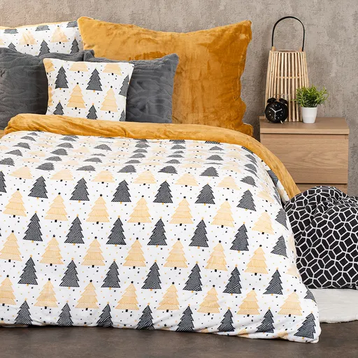 Lenjerie de pat Crăciun 4Home Nordic winter, microflanelă, 140 x 220 cm, 70 x 90 cm