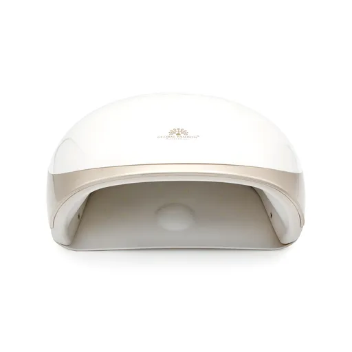 Lampa LED/UV S6 pentru unghii semipermanente, Global Fashion, 68W, ecran digital, uscare 10s-60s, alba