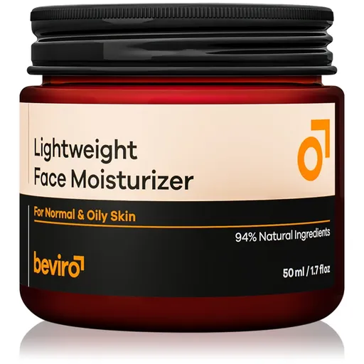 Beviro Lightweight Face Moisturizer cremă hidratantă pentru bărbați 50 ml