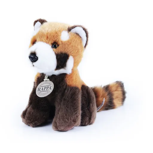Panda Rappa, din pluș, roșu, 18 cm
