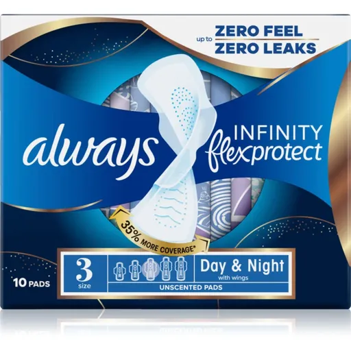 Always Infinity Day & Night absorbante ziua și noaptea 10 buc