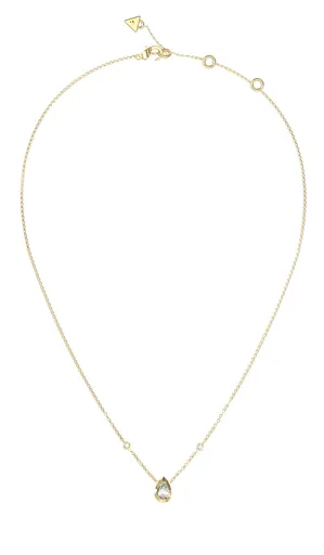 Guess Colier atemporal placat cu aur 4G Light JUBN05246JWYGT/U