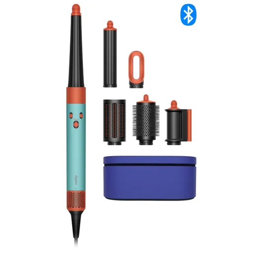 Uscator pentru par Dyson HS08 Airwrap i.d.™ T1/T2 CePa/Tz, 1300W, 13.5 l/s, Ionizare, 3 viteze, 3 temperaturi, Bluetooth, Multicolor