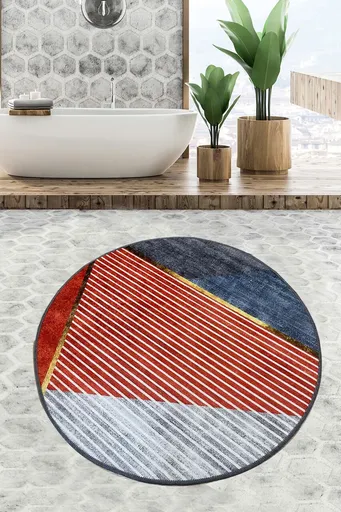 Covoras de baie, L'essentiel Maison, Sante, Poliester, Multicolor