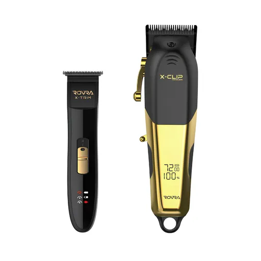 Set Combo - ROVRA - Masina de tuns X-CLIP + Masina de Contur X-TRIM