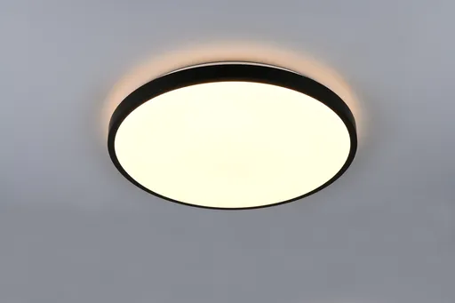 Plafoniera Slope, RL, 49x7.5 cm, 34W, 1x SMD, plastic, negru mat