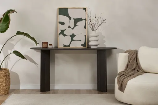 Bufet, Hanah Home, Sira, 150x75x35 cm, Negru Lumiere