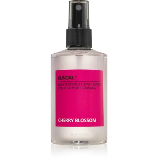 KUNDAL Pure Moist Body Mist Cherry Blossom spray de corp hidratant cu efect calmant 128 ml