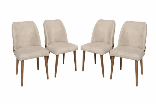 Set de scaune de sufragerie Nova Cream, 4 bucăți, 4 buc