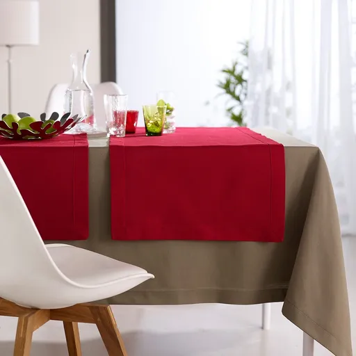 Față de masă cu aspect de in