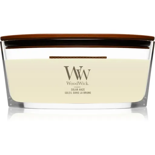 Woodwick Solar Haze lumânare parfumată cu fitil din lemn (hearthwick) 453 g