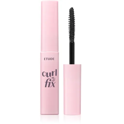 ETUDE Curl Fix Mascara Mini mascara waterproof pentru volum și gene curbate culoare 03 Gray Brown 4 g