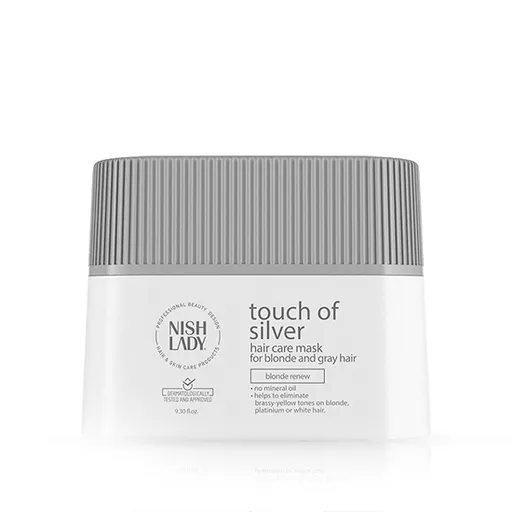 Masca pentru Parul Blond/Grizonat - NISH LADY -  TOUCH OF SILVER - 275 ml