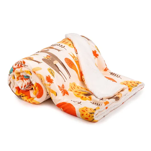 Pătură din imitație blăniță 4Home Into the woods, 150 x 200 cm