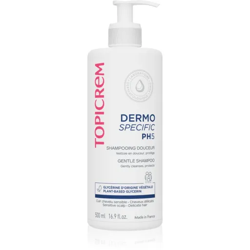Topicrem PH5 Gentle Shampoo sampon delicat pentru utilizarea de zi cu zi pentru piele sensibila 500 ml
