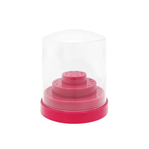 Cutie Depozitare Capat de Freza Big 48 Locuri, Pink