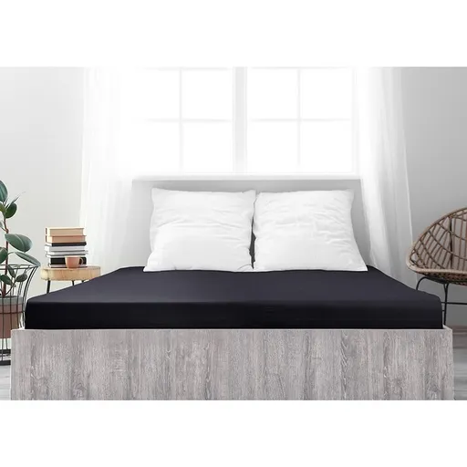 Cearșaf de pat jersey 4Home Ideal negru , 180 x 200 cm, negru, 180 x 200 cm