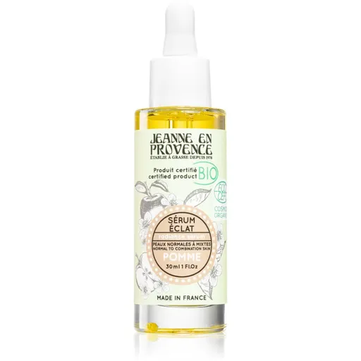 Jeanne en Provence BIO Apple ser facial cu efect iluminator calitate BIO cu ulei de caise 30 ml