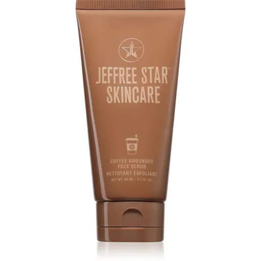 Jeffree Star Cosmetics Coffee Grounded Face Scrub demachiant cu efect de peenling 80 ml
