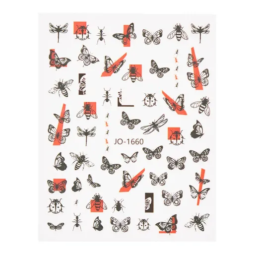 Abtibild unghii 3D JO-1660 Oranjollie