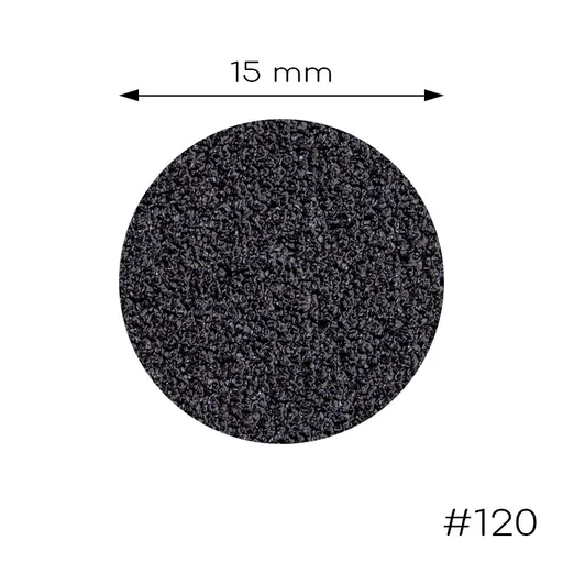Rezerve pentru disc pedichiura - duritate 120 - 15mm