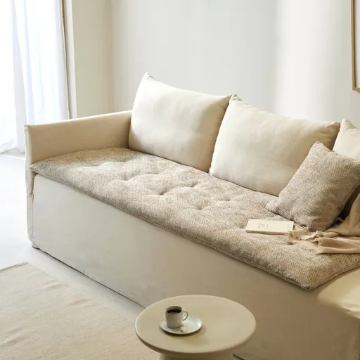 Pernă lungă de canapea din chenilă