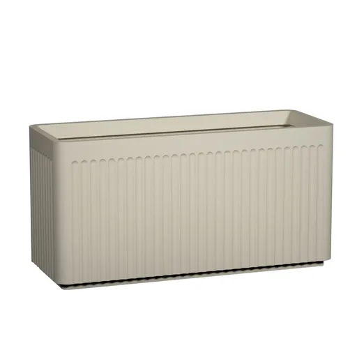 Pottery Pots Ghiveci Jort Linea, alb mătăsos, dimensiuni multiple - Ghivece de ceramică mărimea: S - 80 x 30 x 40 cm