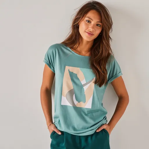 Tricou cu motiv central