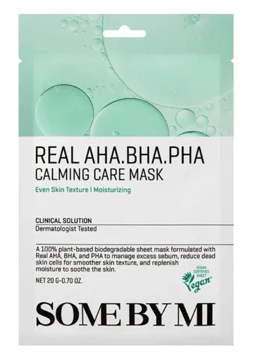 Some By Mi Mască de față liniștitoare Real AHA-BHA-PHA (Calming Care Mask) 20 g