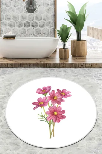 Covoras de baie, L'essentiel Maison, Sitivo Djt, Poliester, Alb