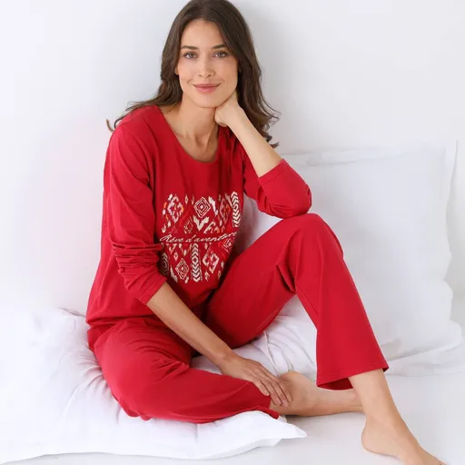 Pijamale cu pantaloni și imprimeu