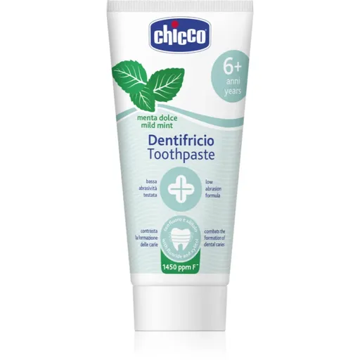 Chicco Toothpaste Mild Mint pasta de dinti pentru copii 6 + ani 1 buc