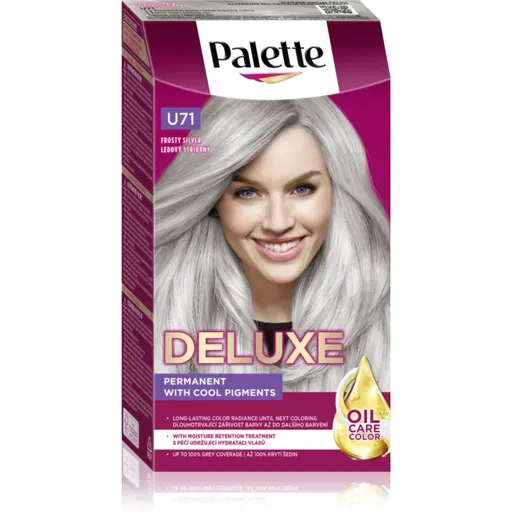 Schwarzkopf Palette Deluxe Culoare permanenta pentru par culoare U71 Frosty Silver 1 buc