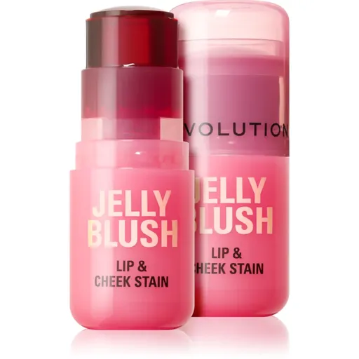 Makeup Revolution Jelly Blush blush stick buze si obraz culoare Peach Orange 5.5 g